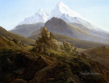 ワッツマン ロマンチックな風景 カスパール・ダヴィッド・フリードリヒ山 Oil Paintings